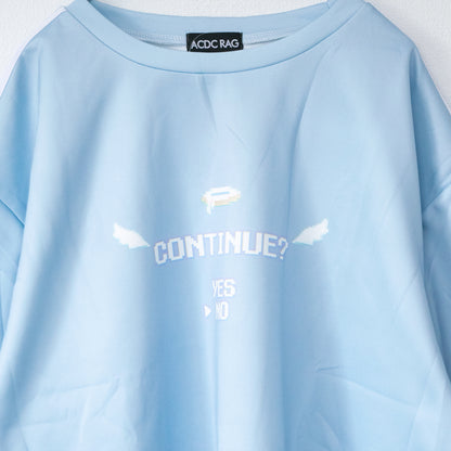 ACDC RAG GAME OVER BIG T-shirt BLUE