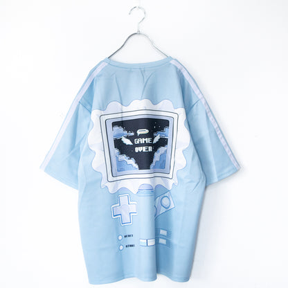 ACDC RAG GAME OVER BIG T-shirt BLUE