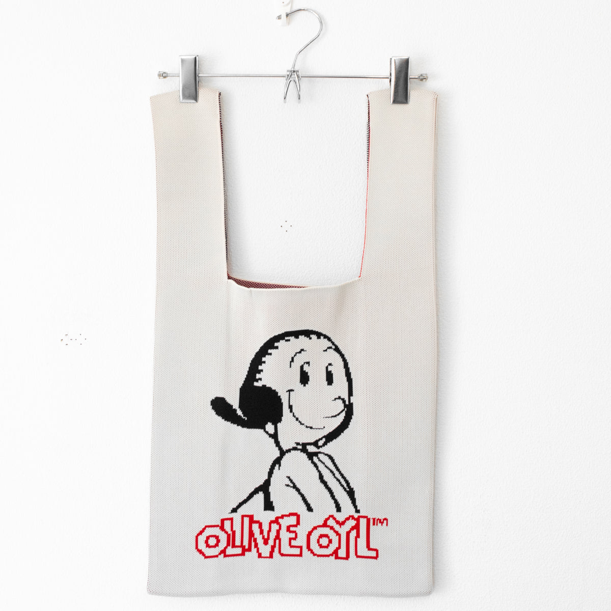 POPEYE Jacquard Knit Bag IVORY