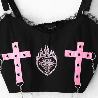 ACDC RAG x kuua HEAVEN ビスチェ BLACK