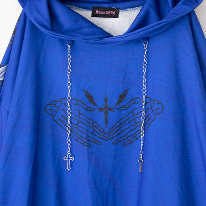 ACDC RAG x kuua HELL Hoodie BLUE