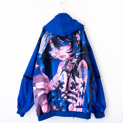 ACDC RAG x kuua HELL Hoodie BLUE