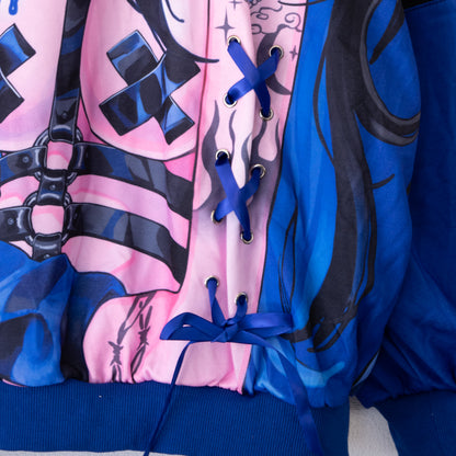 ACDC RAG x kuua HELL Hoodie BLUE