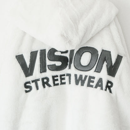 VISION STREET WEAR フードファーブルゾン WHITE