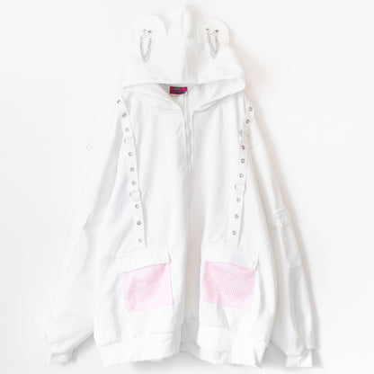 ACDC RAG パステル グルーミー メッシュジャケット WHITE