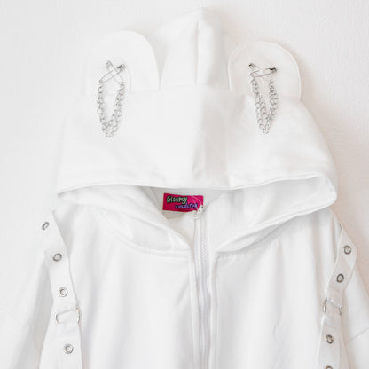 ACDC RAG パステル グルーミー メッシュジャケット WHITE