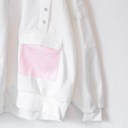 ACDC RAG パステル グルーミー メッシュジャケット WHITE