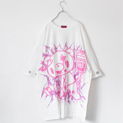 ACDC RAG Pastel Gloomy Huge T-shirt WHITE