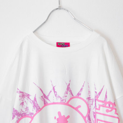 ACDC RAG Pastel Gloomy Huge T-shirt WHITE