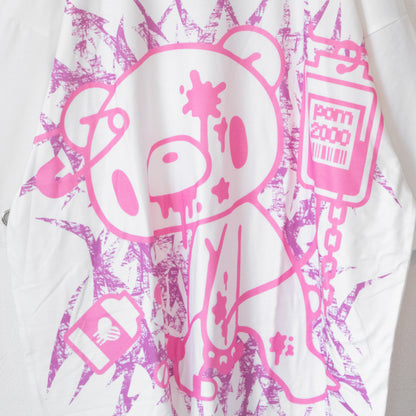 ACDC RAG Pastel Gloomy Huge T-shirt WHITE