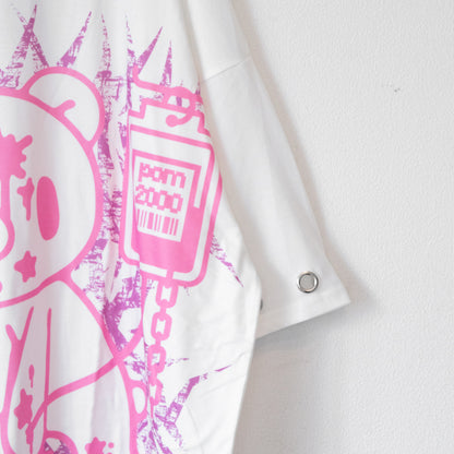 ACDC RAG Pastel Gloomy Huge T-shirt WHITE