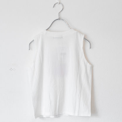 ACDC RAG パステル グルーミー ノースリーブトップ WHITE