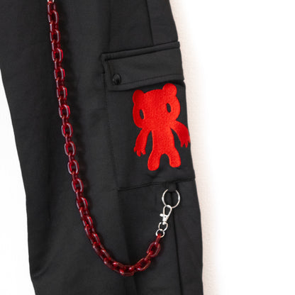 ACDC RAG ダーク グルーミー ロングパンツ BLACK RED