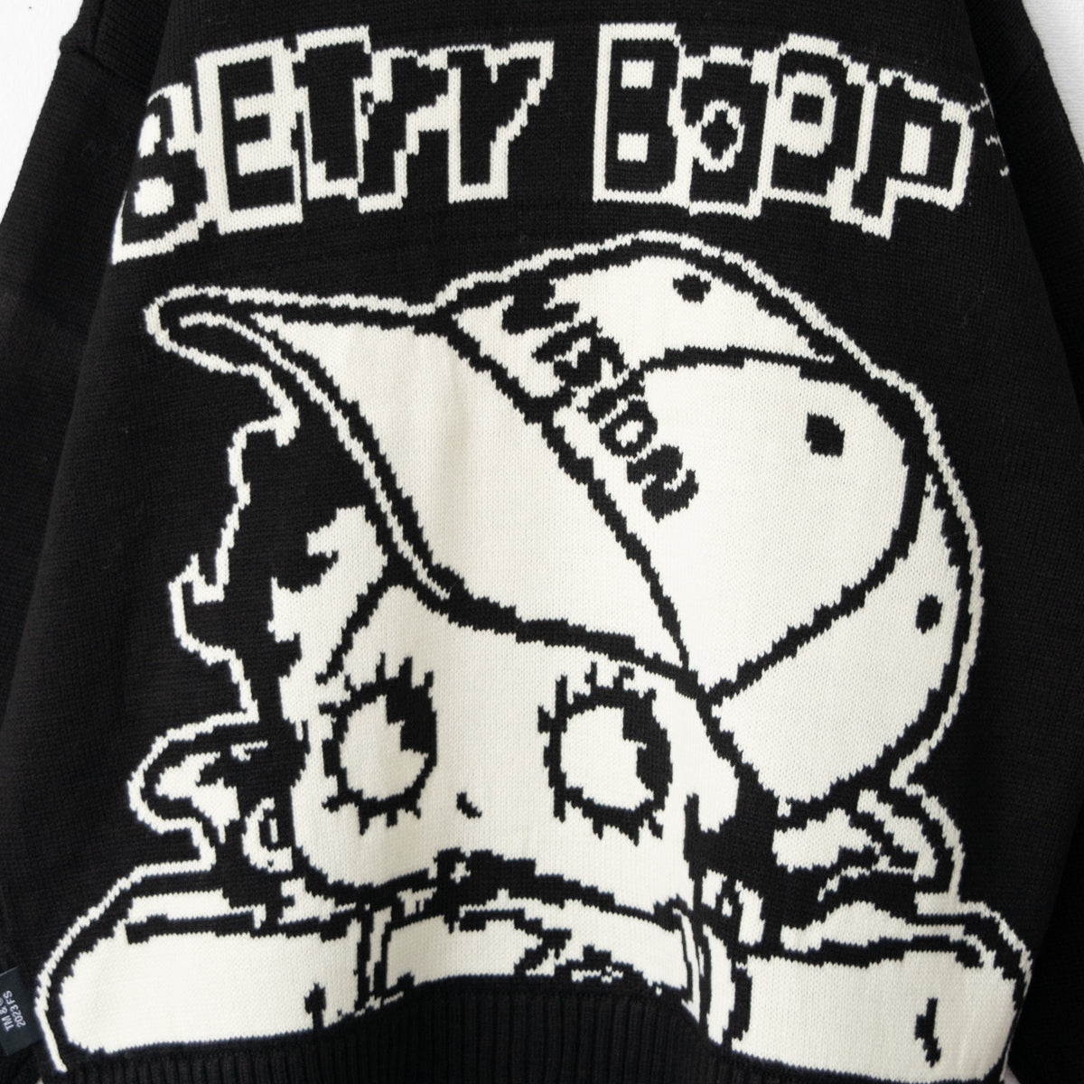 VISION STREET WEAR x BETTY BOOP Jacquard Knit BLACK