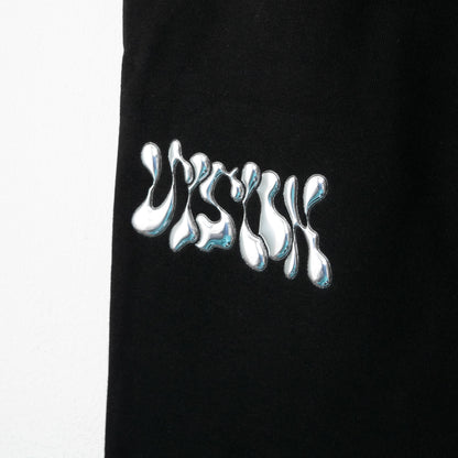 VISION STREET WEAR メタル発泡ロゴ スウェットパンツ BLACK