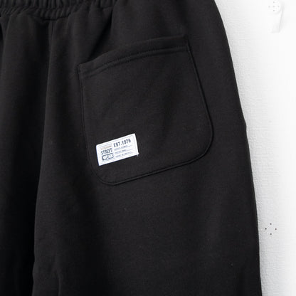 VISION STREET WEAR メタル発泡ロゴ スウェットパンツ BLACK