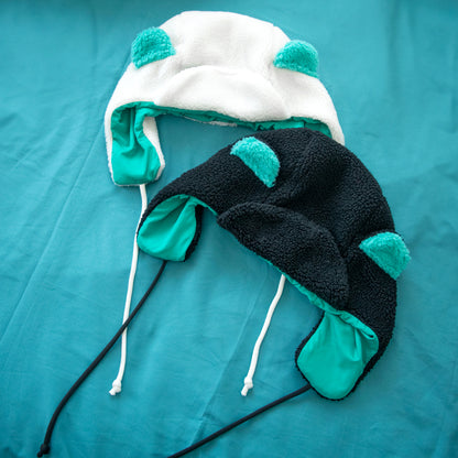 ACDC RAG FutureTrip Y3K Boa Material Bear Ear Cap BLACK