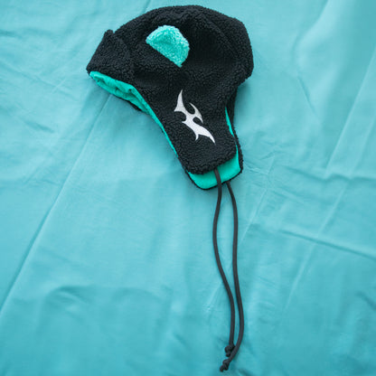 ACDC RAG FutureTrip Y3K Boa Material Bear Ear Cap BLACK