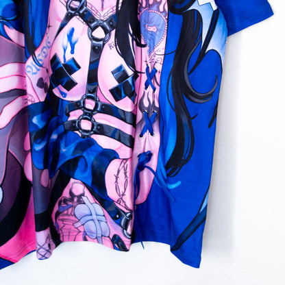 ACDC RAG x kuua HELL T-shirt BLUE