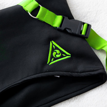 ACDC RAG Uzurai CYBER PUNK Cat Ear Hat BLACK GREEN