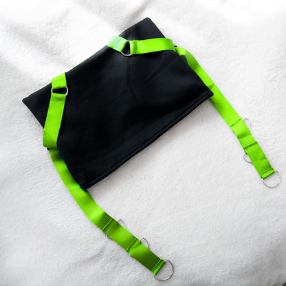 ACDC RAG Uzurai CYBER PUNK Cat Ear Hat BLACK GREEN