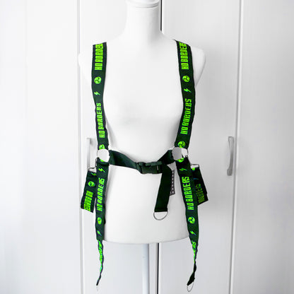 ACDC RAG 渦雷 CYBER PUNK ハーネス BLACK GREEN