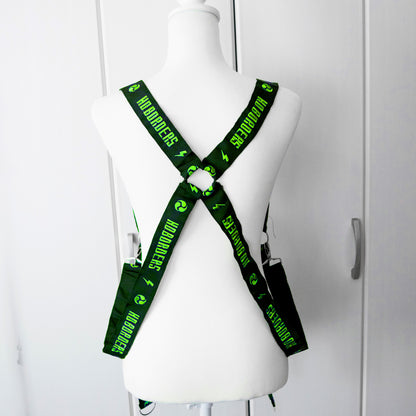 ACDC RAG 渦雷 CYBER PUNK ハーネス BLACK GREEN