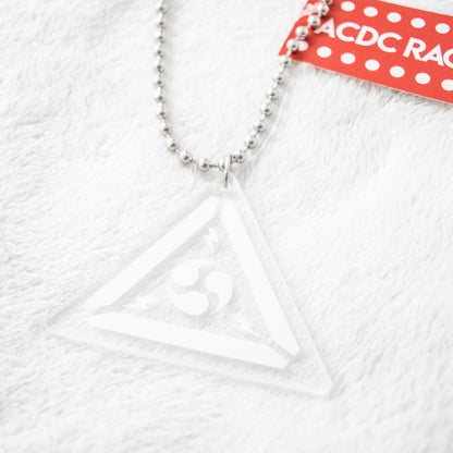 ACDC RAG 渦雷 CYBER PUNK アクリルプレート ネックレス CLEAR