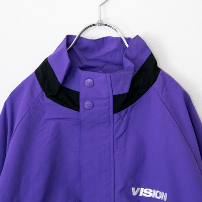 VISION STREET WEAR ラグラントラックジャケット VIOLET PURPLE