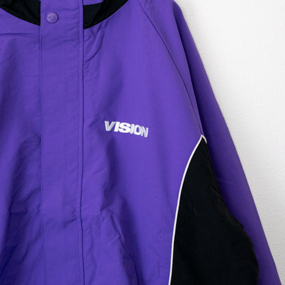 VISION STREET WEAR ラグラントラックジャケット VIOLET PURPLE