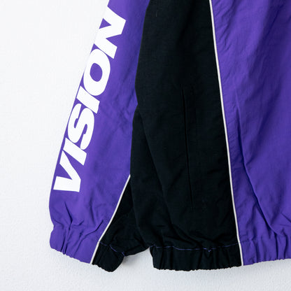 VISION STREET WEAR ラグラントラックジャケット VIOLET PURPLE