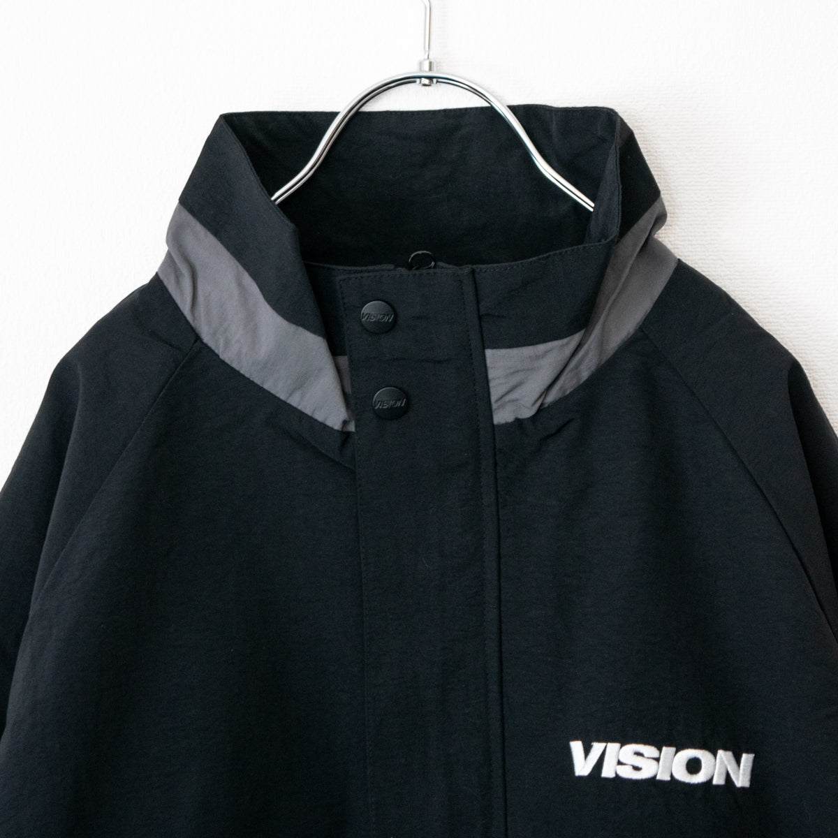 VISION STREET WEAR Raglan Track Jacket BLACK