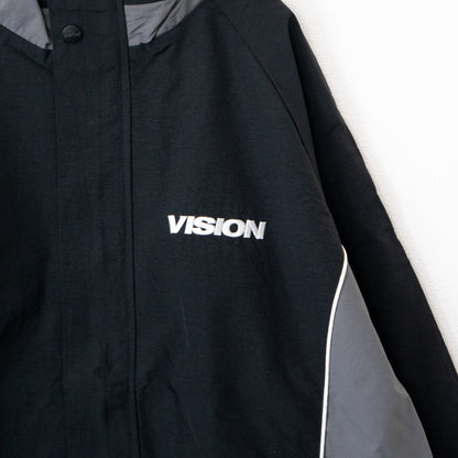 VISION STREET WEAR Raglan Track Jacket BLACK