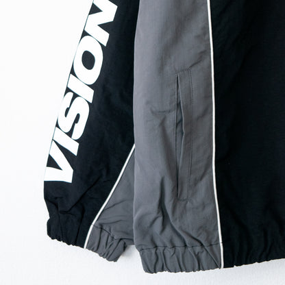 VISION STREET WEAR Raglan Track Jacket BLACK