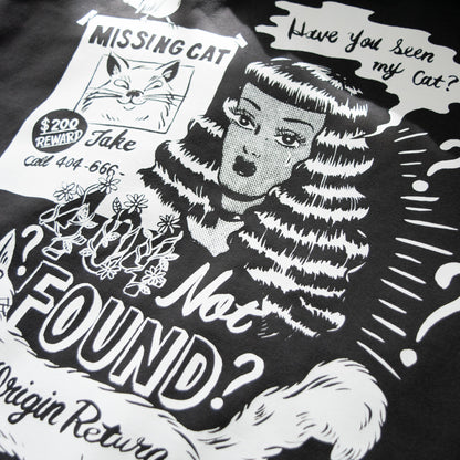 404 NOT FOUND by Gummy ビッグシルエット 長袖Tシャツ ロンT CHARCOAL