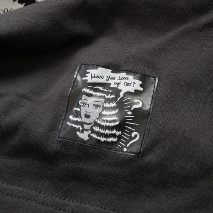 404 NOT FOUND by Gummy ビッグシルエット 長袖Tシャツ ロンT CHARCOAL