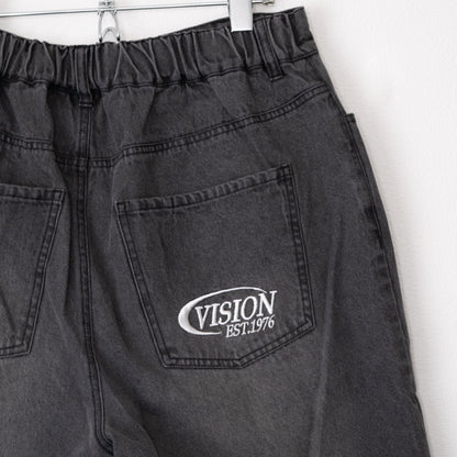 VISION STREET WEAR クラッシュ デニムパンツ LIGHT GRAY