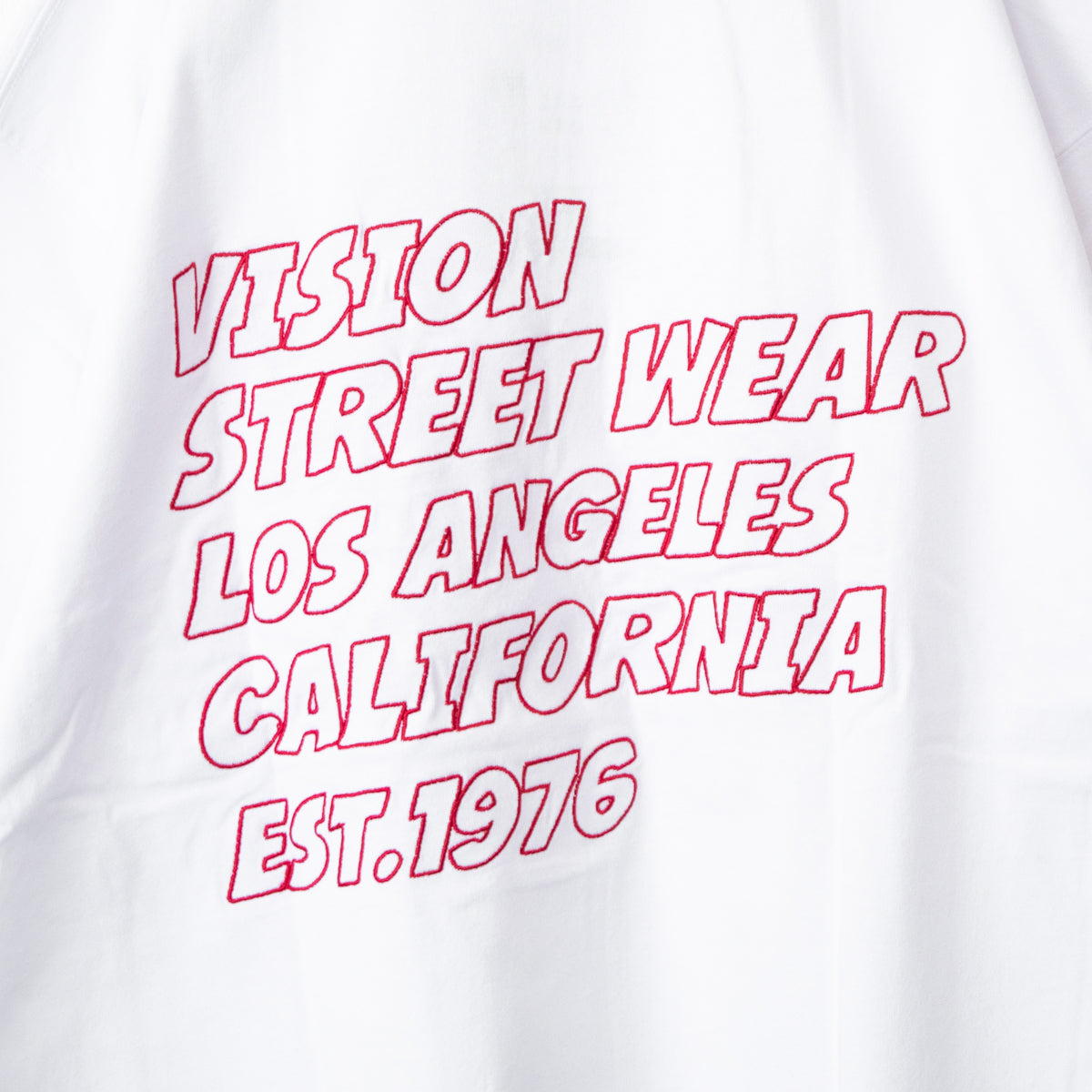 VISION STREET WEAR ハートサガラ 半袖Tシャツ WHITE
