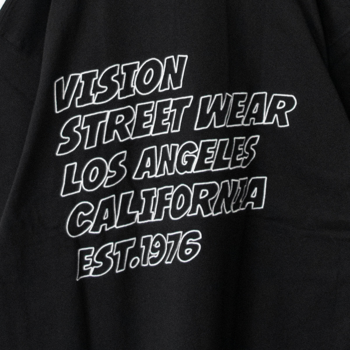VISION STREET WEAR Heart Sagara Short Sleeve T-Shirt BLACK