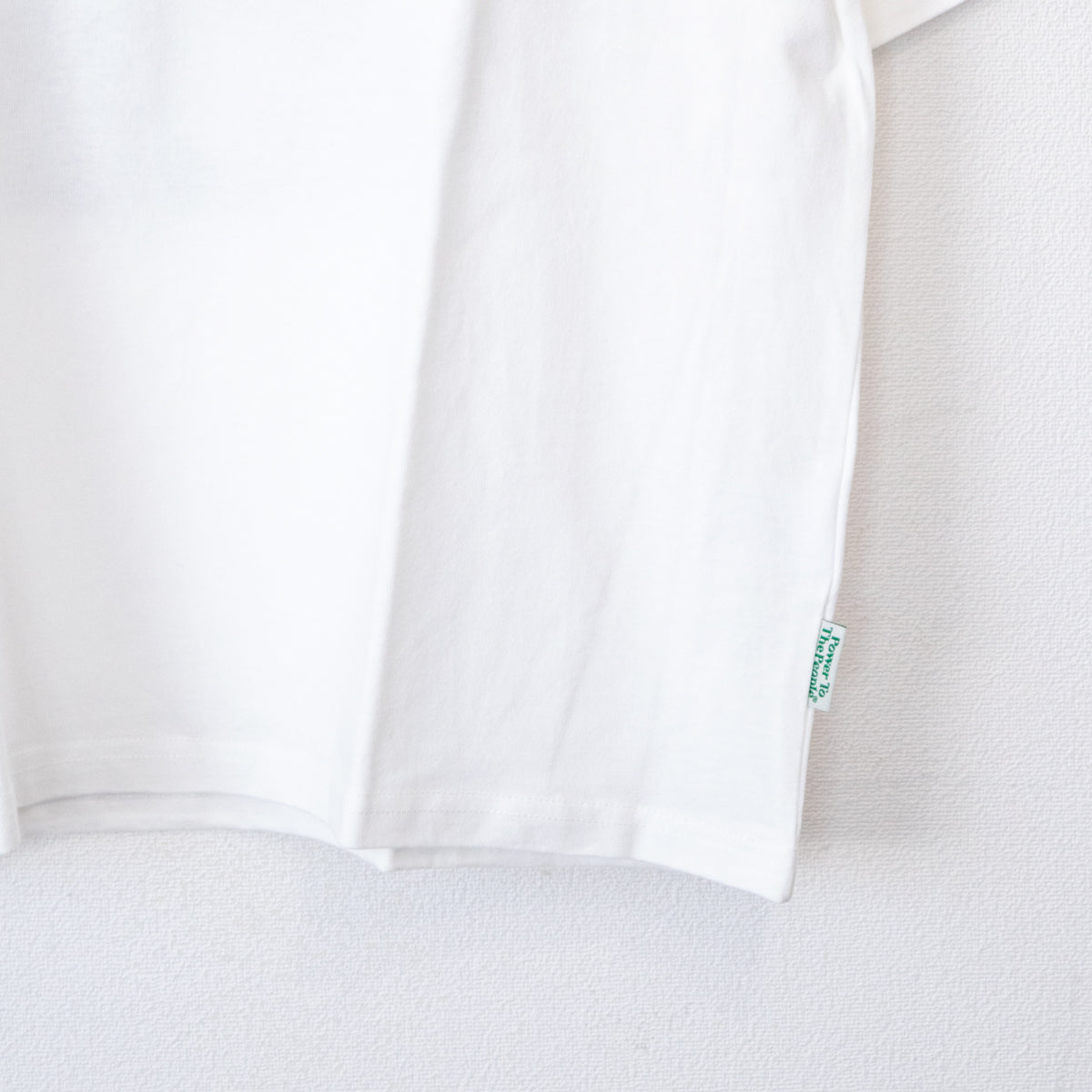DOG &amp; CAT Inuneko BACK Embroidery Short Sleeve T-Shirt WHITE
