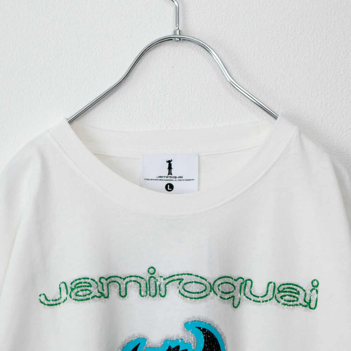 Jamiroquai ジャミロクワイ ロゴ Tシャツ WHITE
