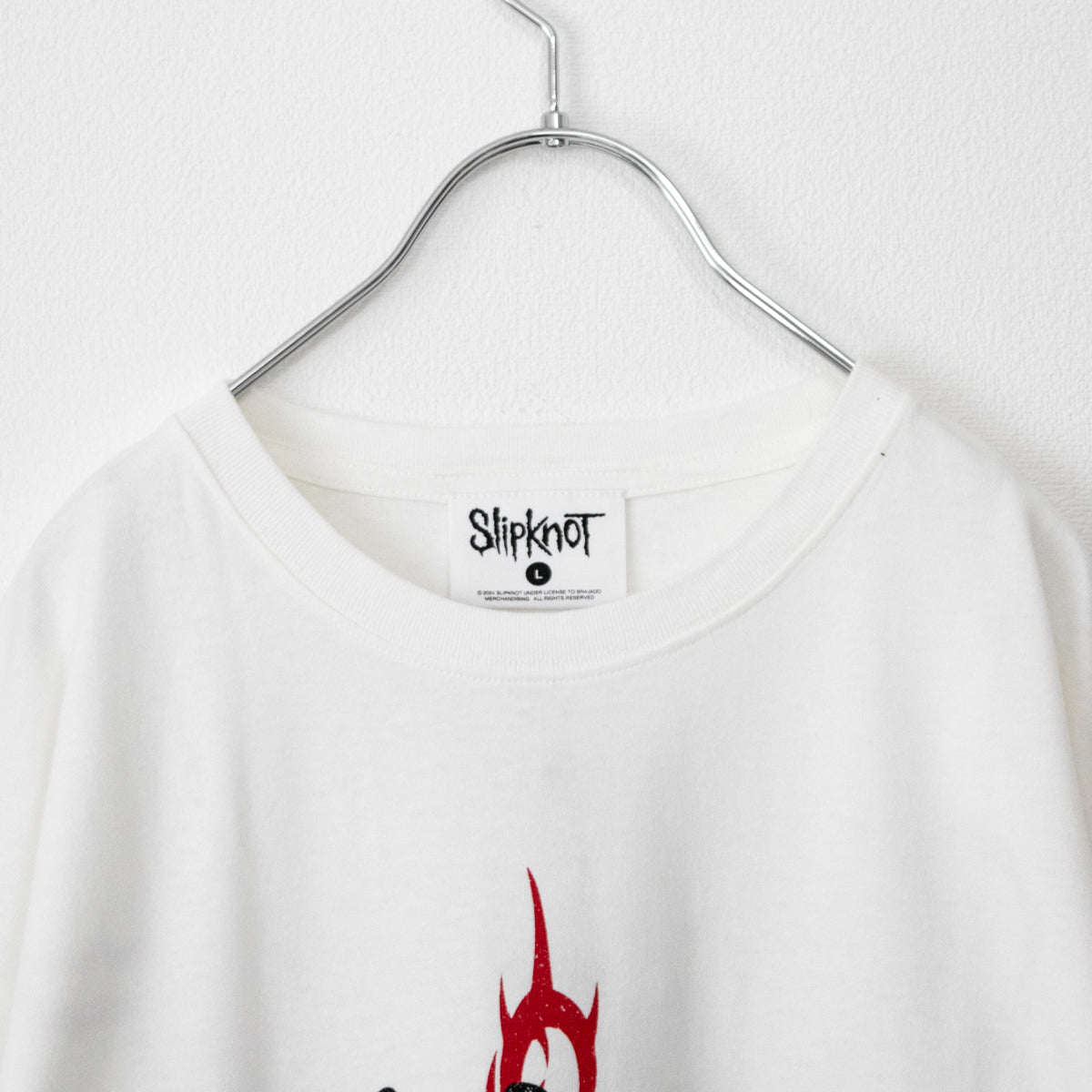 Slipknot スリップノット ロゴTシャツ Tシャツ WHITE