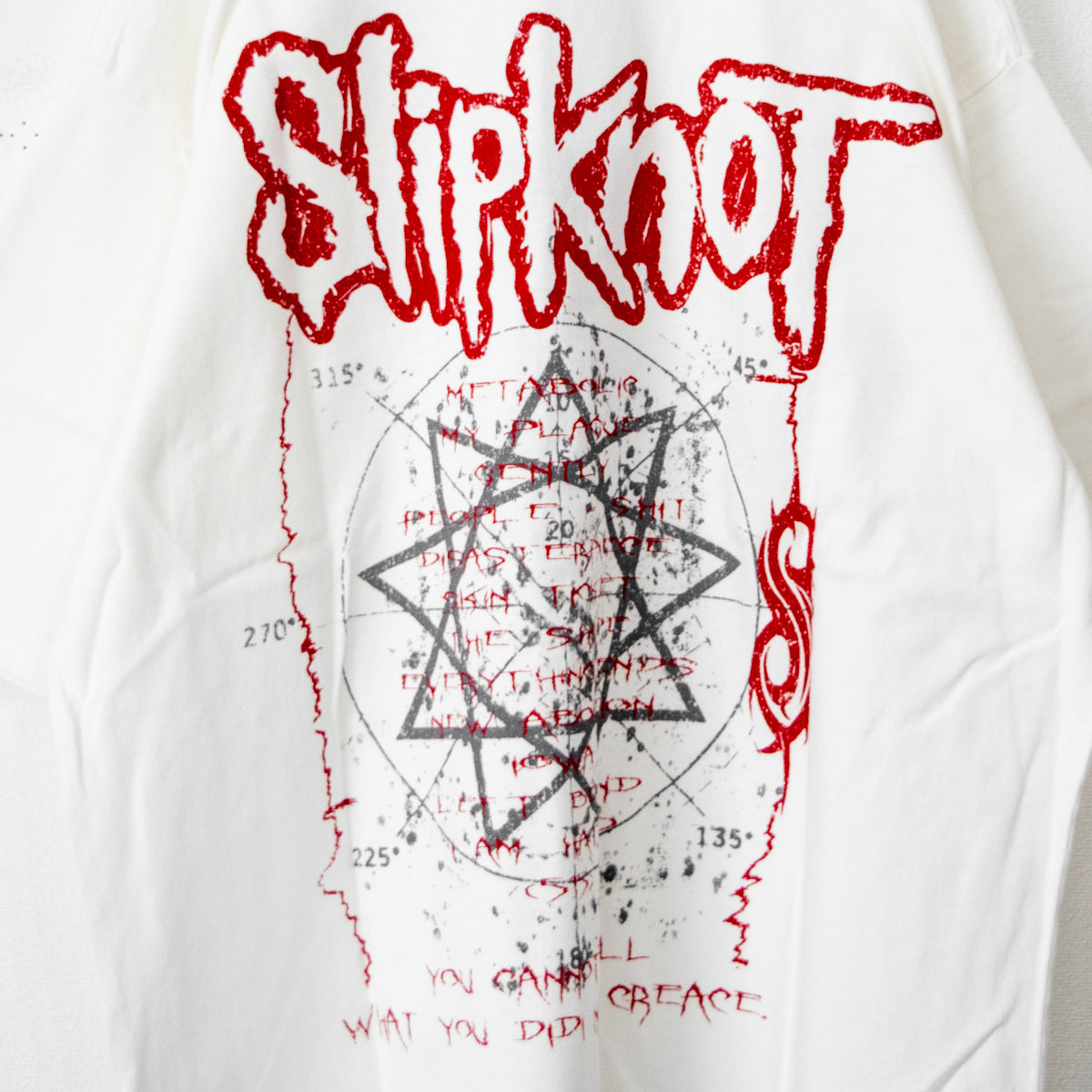 Slipknot Logo T-shirt T-shirt WHITE