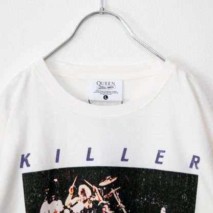 QUEEN クイーン フォト ロゴ Tシャツ WHITE