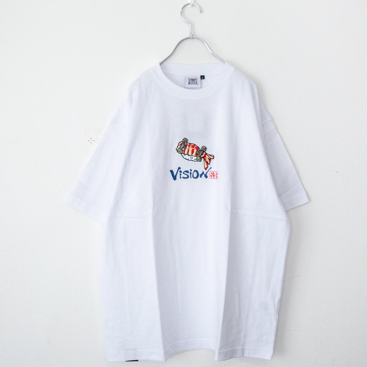 VISION STREET WEAR 寿司 スケートボード 半袖 Tシャツ WHITE Bエビ – YOU ARE MY POISON