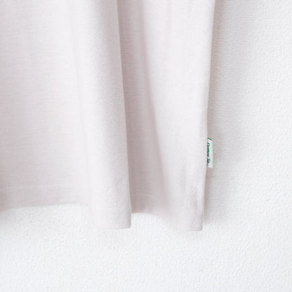 POWER TO THE PEOPLE 梨地ワンポイント ラーメン 刺繍 Tシャツ WHITE