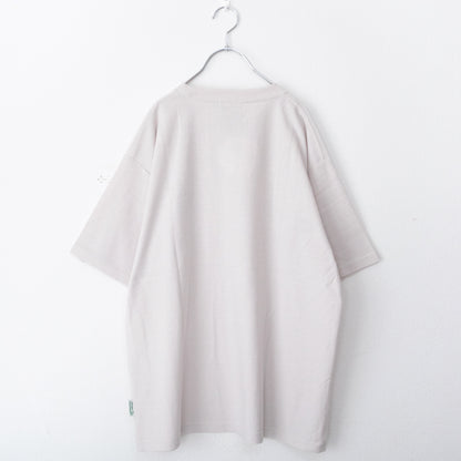 POWER TO THE PEOPLE 梨地ワンポイント ラーメン 刺繍 Tシャツ WHITE