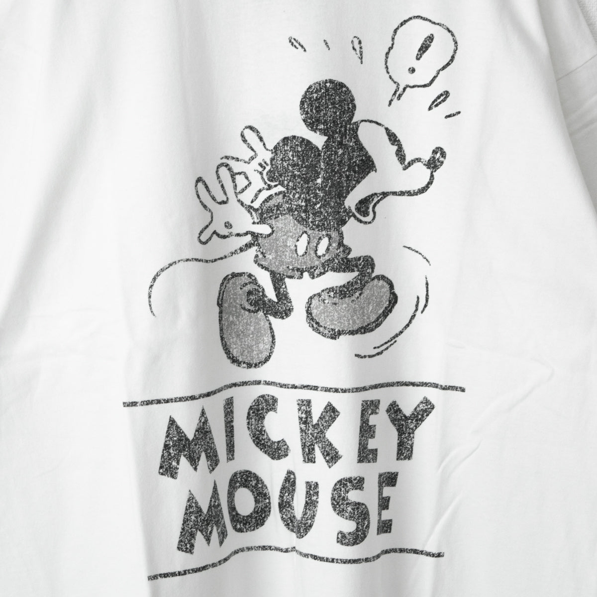 Disney ミッキー リンガーTシャツ WHITE