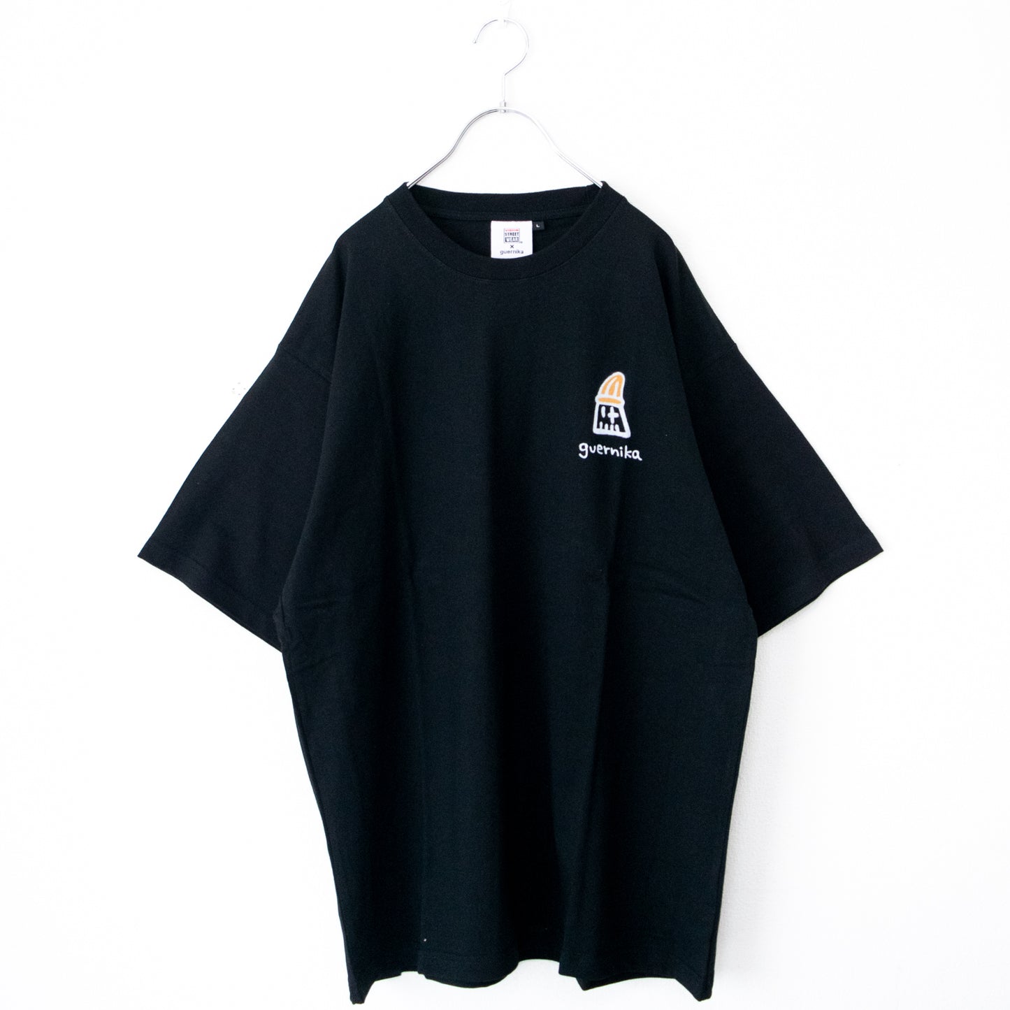 VISION STREET WEAR guernika mag logo T-shirt BLACK