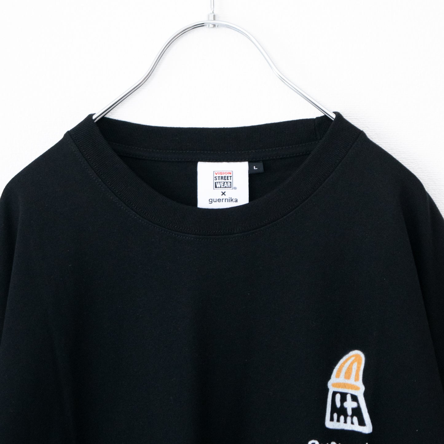 VISION STREET WEAR guernika マグロゴ Tシャツ BLACK